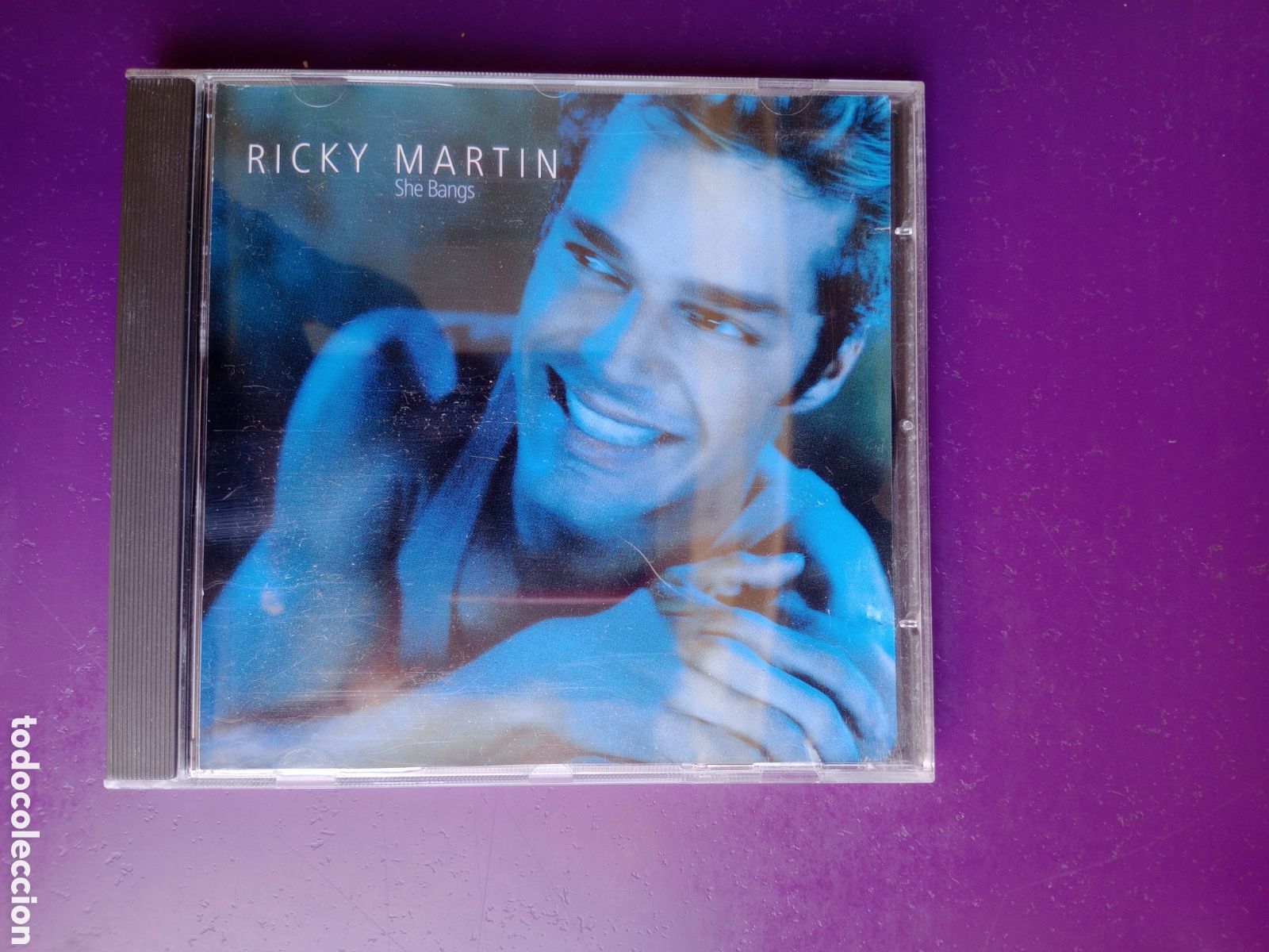 CDs de M&uacute;sica: Ricky Martin &ndash; She Bangs - CD Sg COLUMBIA 4 TEMAS 2000 PROMO, EDICION USA