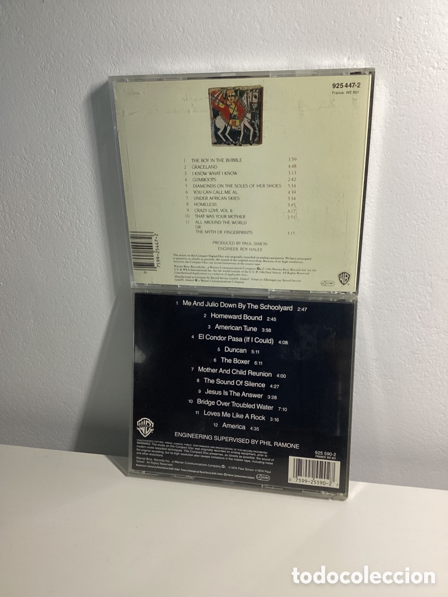 CDs de m&uacute;sica: Lote 2 Discos - Paul Simon - Foto 2