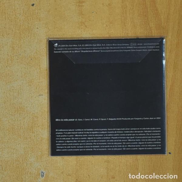 CDs de m&uacute;sica: FANGORIA - MIRO LA VIDA PASAR - CD SINGLE - Foto 2