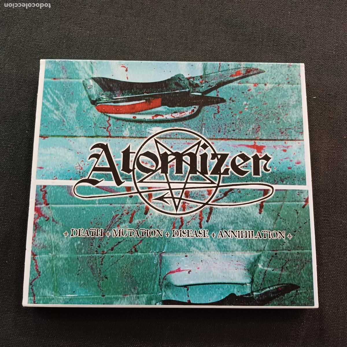 CDs de m&uacute;sica: ATOMIZER/DEATH+MUTATION+DISEASE+ANNIHILATION/CD METAL. - Foto 1