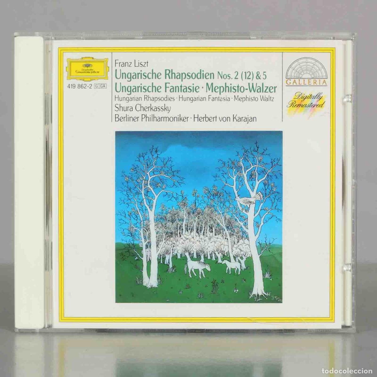 CDs de M&uacute;sica: CD. Liszt - Ungarische Rhapsodien Nos. 2 and 5 / Ungarische Fantasie / Mephisto-Walzer - KARAJAN