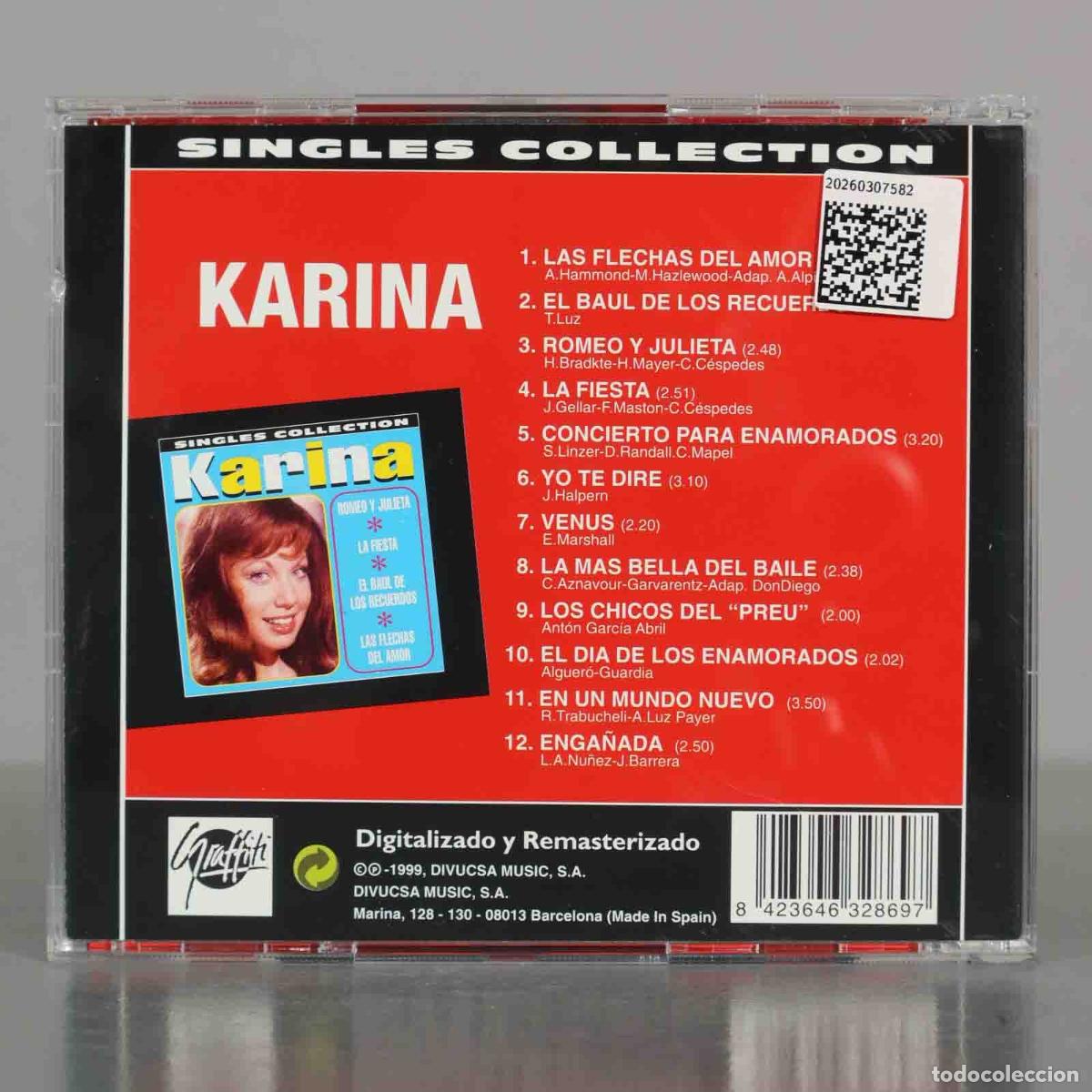 CDs de m&uacute;sica: CD. Singles Collection - Karina - Foto 2