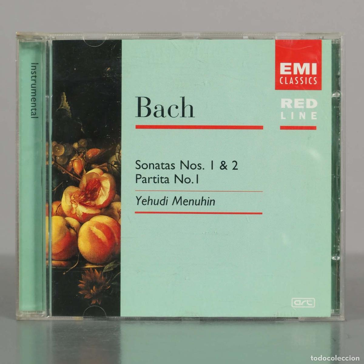 CDs de M&uacute;sica: CD. Bach: Sonatas Nos. 1 and 2, Partita No. 1 - Yehudi Menuhin