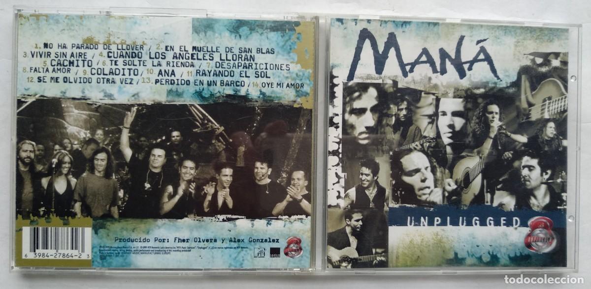 CDs de m&uacute;sica: MAN&Aacute;- UNPLUGGED. CD. - Foto 1