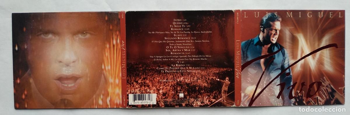 CDs de m&uacute;sica: LUIS MIGUEL. VIVO. CD. - Foto 1