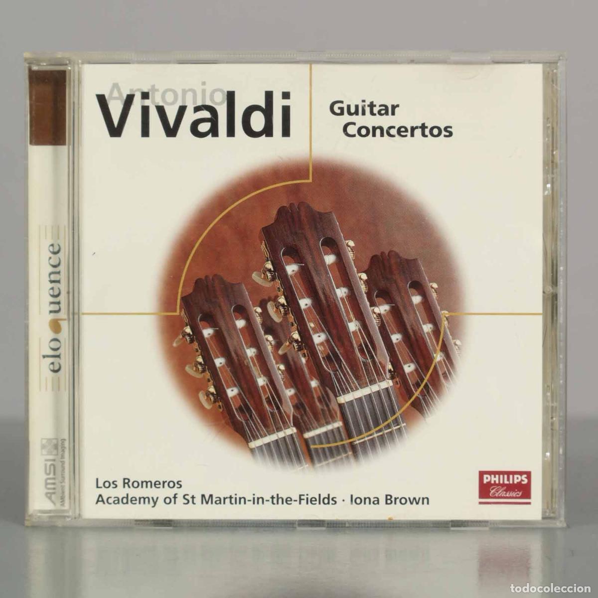 CDs de M&uacute;sica: CD. Antonio Vivaldi - Guitar Concertos - Los Romeros - Academy of St Martin-in-the-Fields - wn Bro