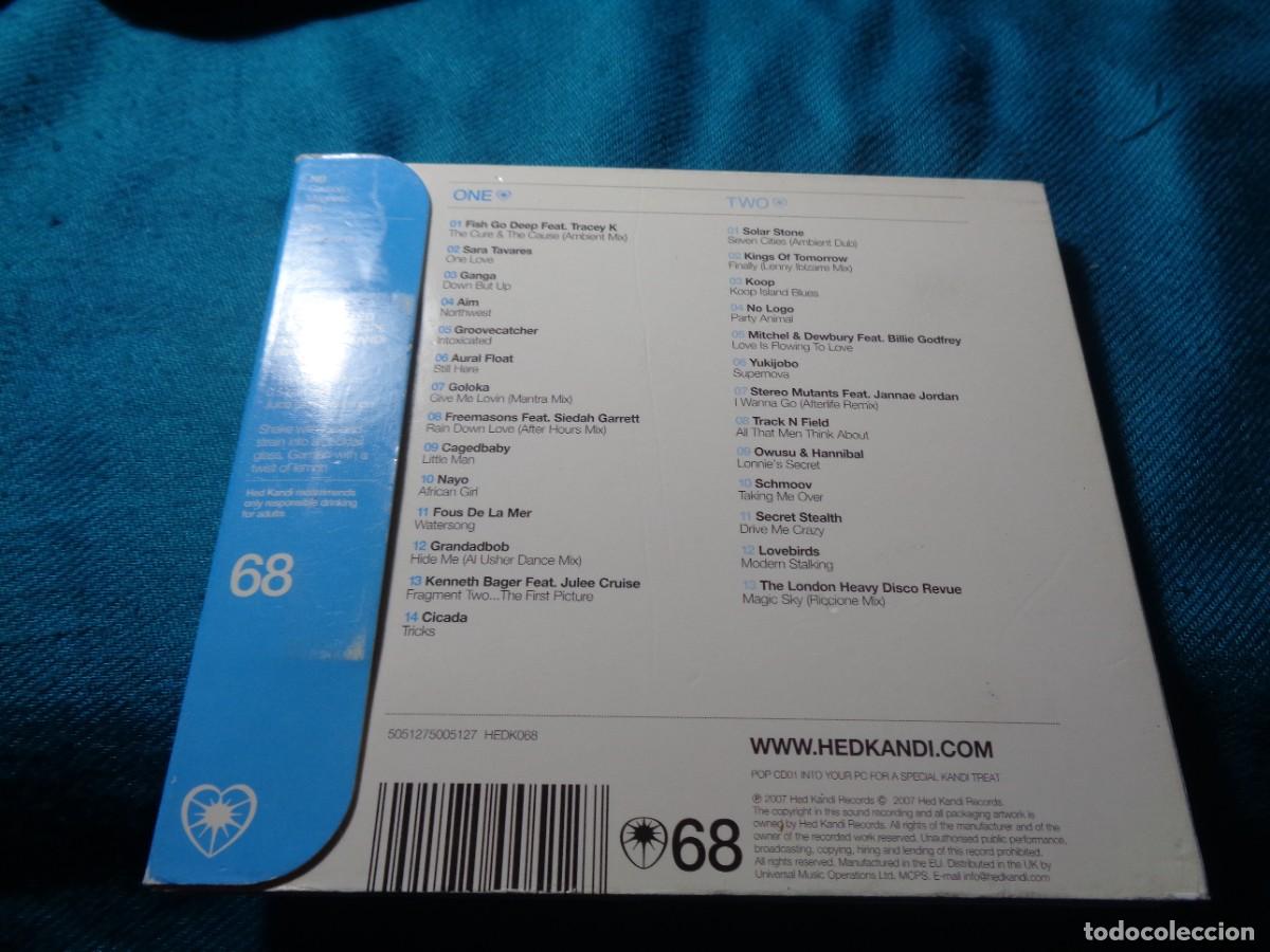 CDs de m&uacute;sica: SERVE CHILLED. HEDKANDI 68. 2 CD&acute;S DIGIPACK - Foto 2