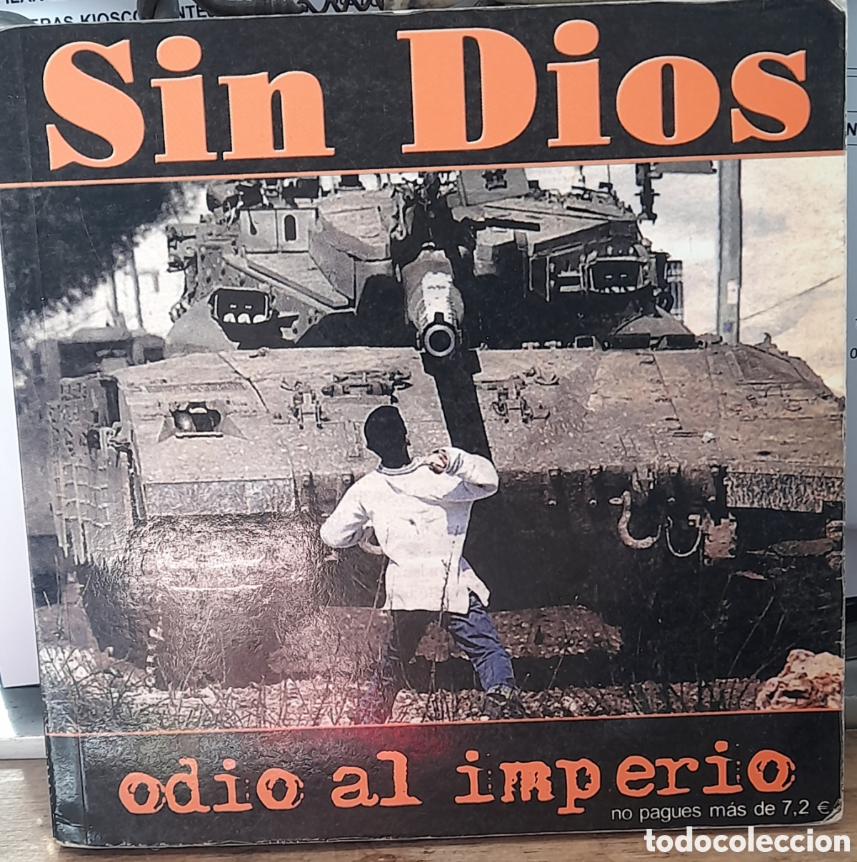 CDs de M&uacute;sica: SIN DIOS - ODIO AL IMPERIO - 2002 - LIBRO CD. PUNK ROCK