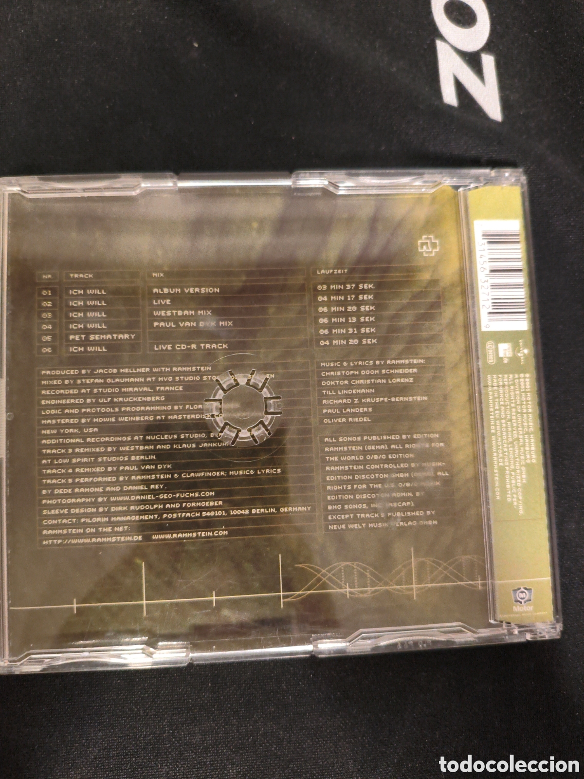 CDs de m&uacute;sica: Rammstein&nbsp;&lrm;&ndash;&nbsp;Ich Will - Foto 2