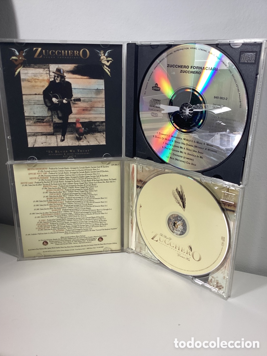 CDs de m&uacute;sica: Lote 2 Discos - Zucchero - Foto 4