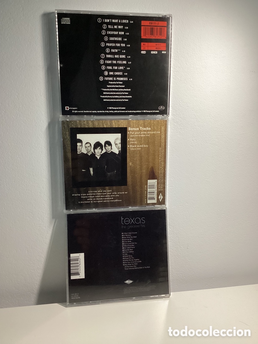 CDs de m&uacute;sica: Lote 3 Discos - Texas - Foto 2