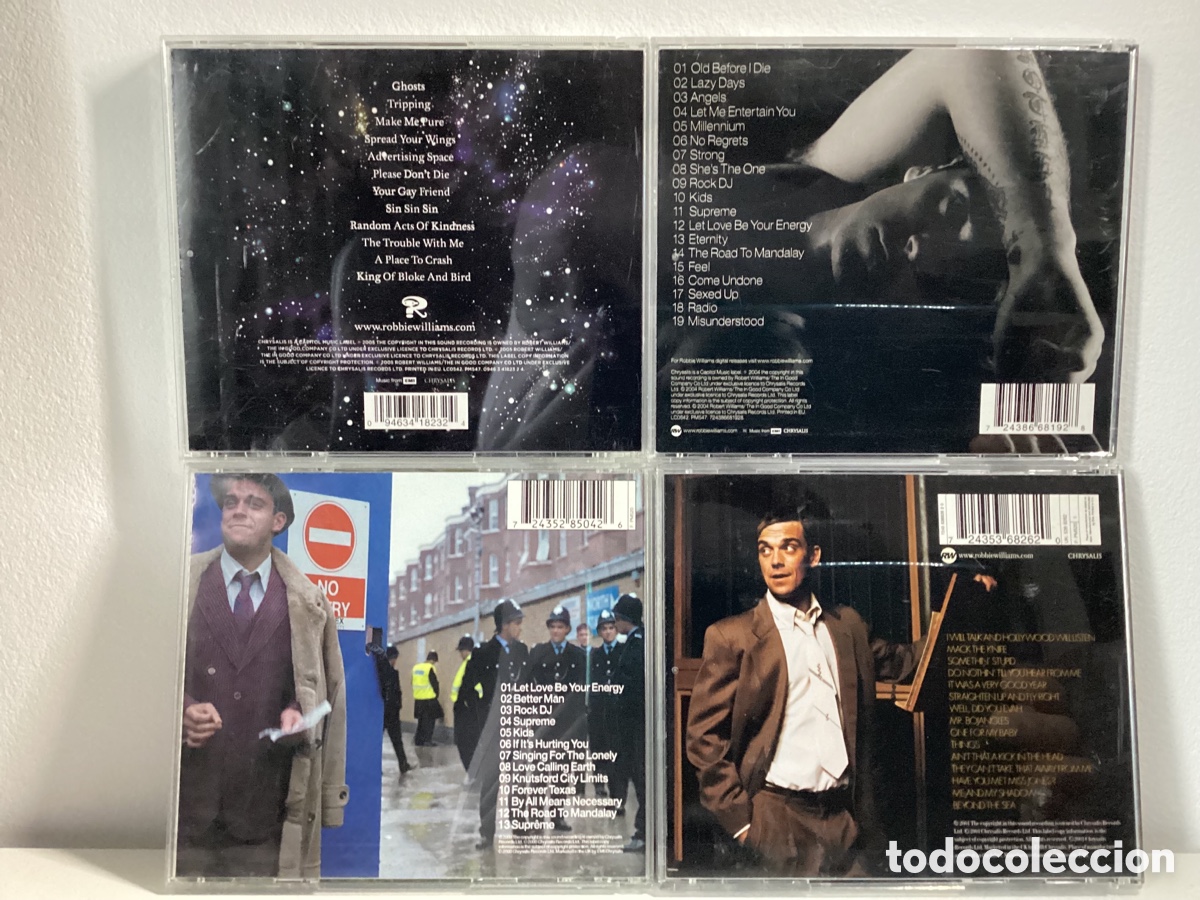 CDs de m&uacute;sica: Lote 4 Discos - Robbie Williams - Foto 2
