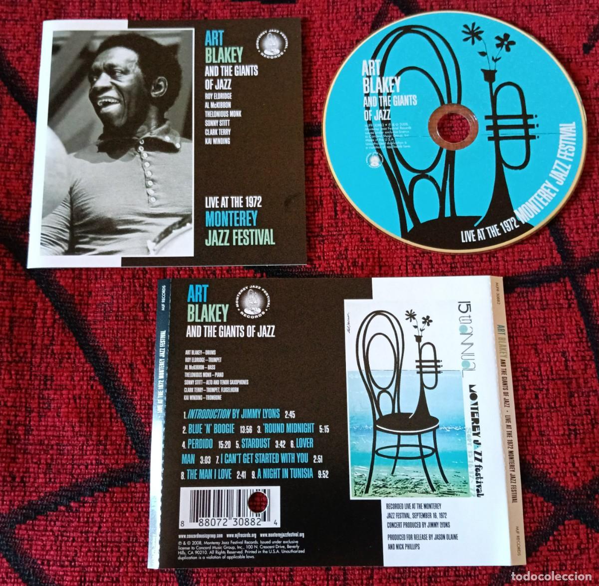 CDs de M&uacute;sica: ART BLAKEY AND THE GIANTS OF JAZZ **Live At The 1972 Monterey Jazz Festival** CD 2008