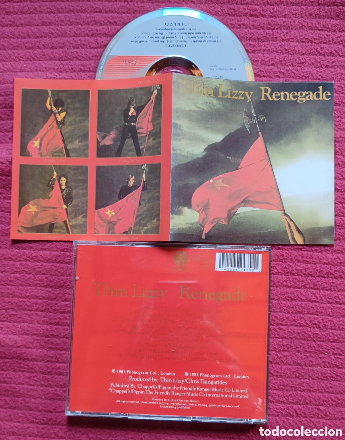 CDs de M&uacute;sica: THIN LIZZY: Renegade. Cd Edici&oacute;n Original 1981 Phonogram Records.