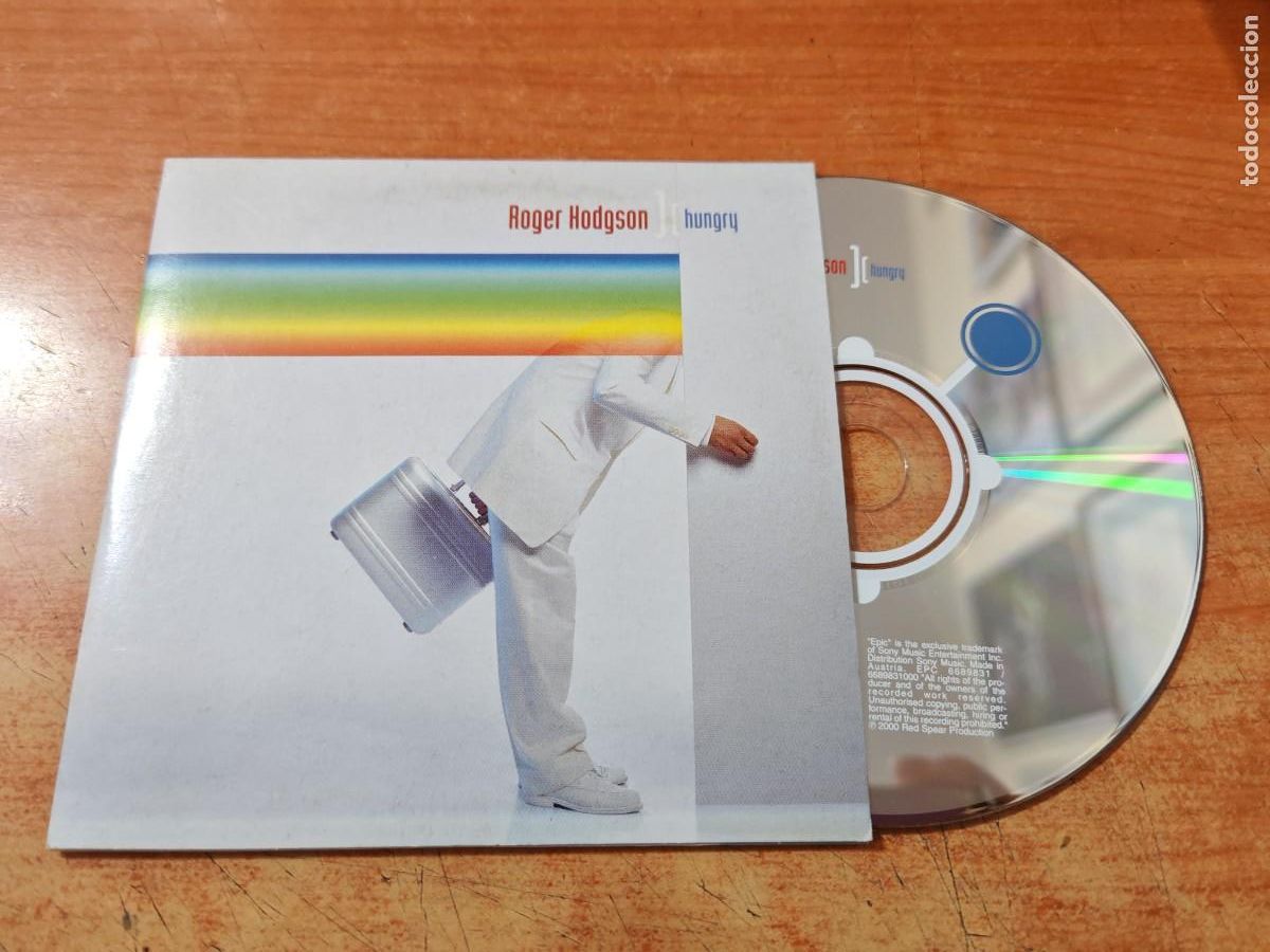 CDs de M&uacute;sica: ROGER HODGSON Hungry CD SINGLE PROMO CARTON PRECINTADO FRANCIA SUPERTRAMP 1 TEMA
