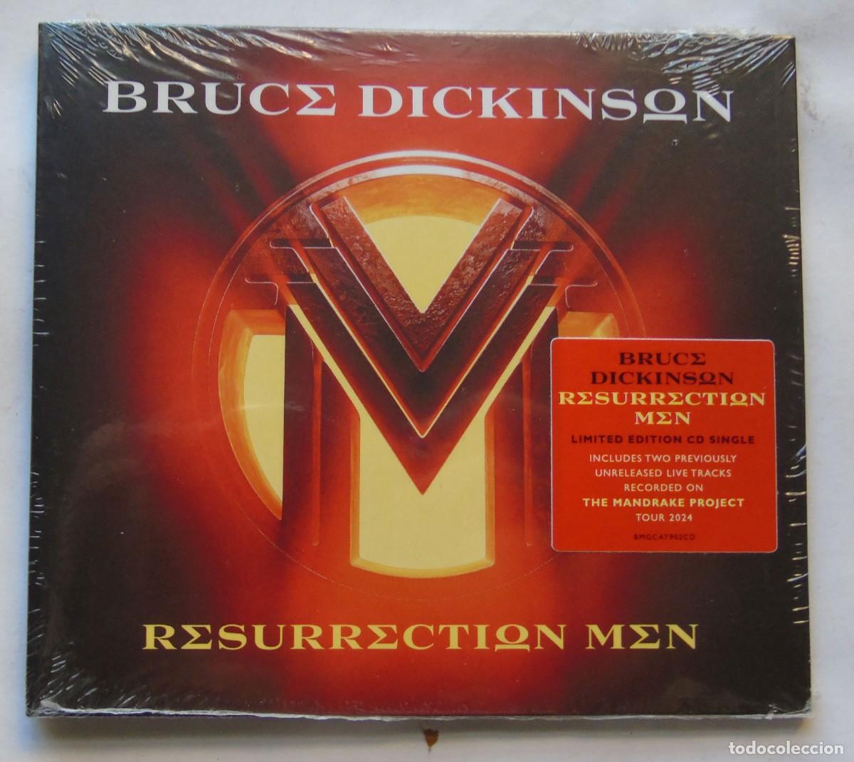 CDs de M&uacute;sica: Bruce Dickinson &lrm;&ndash; Resurrection Men CD-Sgl EU edici&oacute;n limitada 2024 precintado