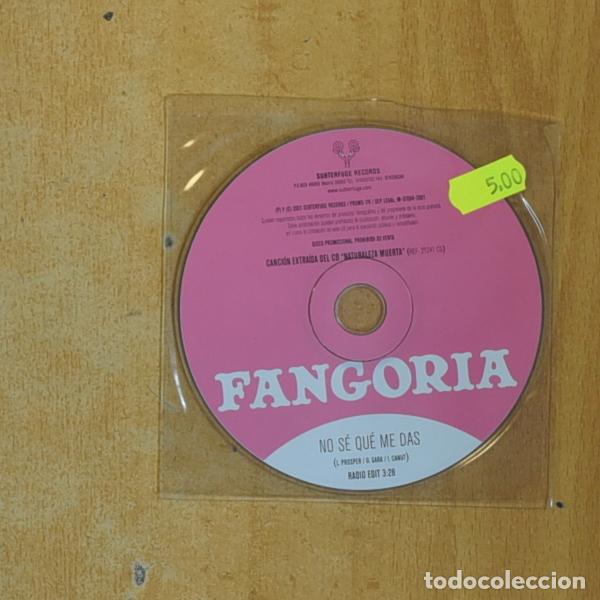 CDs de Musique: FANGORIA - NO SE QUE ME DAS - CD SINGLE