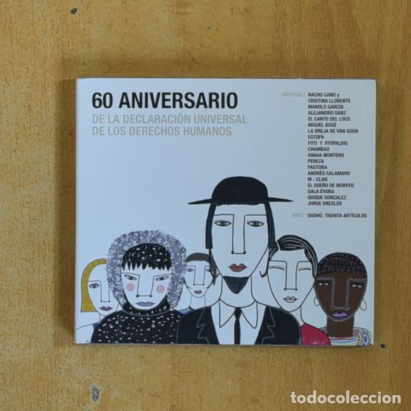 Music CDs: VARIOS - 60 ANIVERSARIO DE LA DECLARACION UNIVERSAL DE LOS DERECHOS HUMANOS - CD
