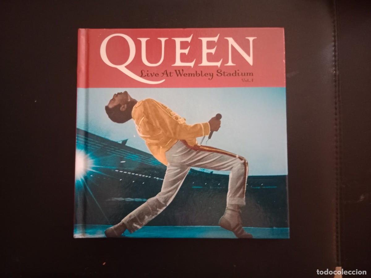 CDs de M&uacute;sica: COLECCION EMI LIBRO DISCO CD QUEEN - LIVE AT WEMBLEY STADIUM VOL. 1