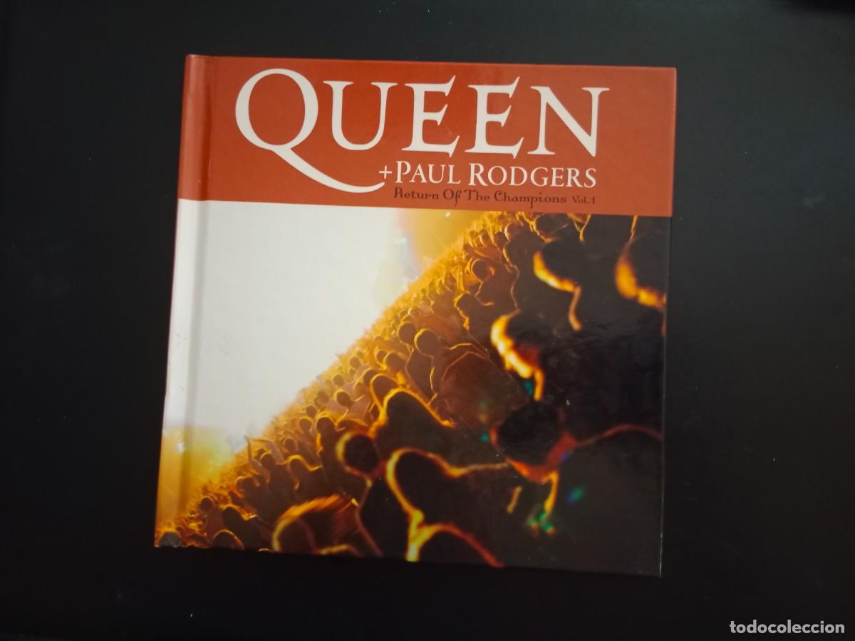 CDs de M&uacute;sica: COLECCION EMI LIBRO DISCO CD QUEEN - QUEEN + PAUL RODGERS - RETURN OF THE CAMPIONS VOL. 1