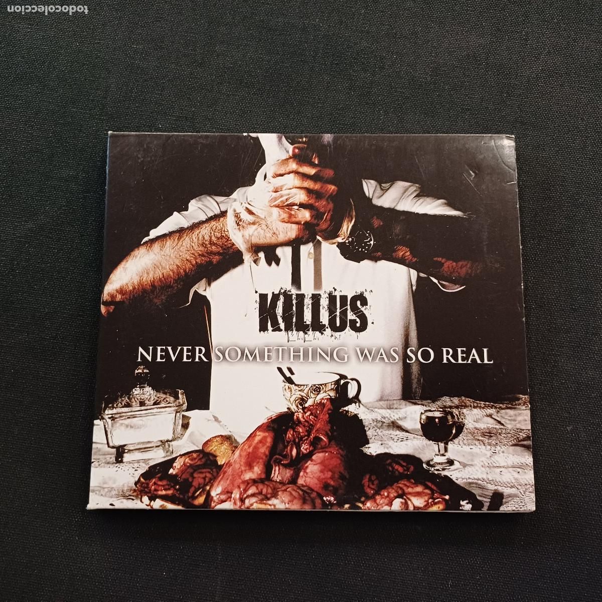 CDs de m&uacute;sica: KILLUS/NEVER SOMETHING WAS SO REAL/CD DIGIPACK METAL. - Foto 1