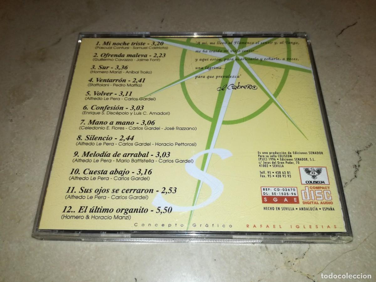 CDs de m&uacute;sica: EL CABRERO & TANGO AL SUR-SIN REMANCHE-CD - Foto 2