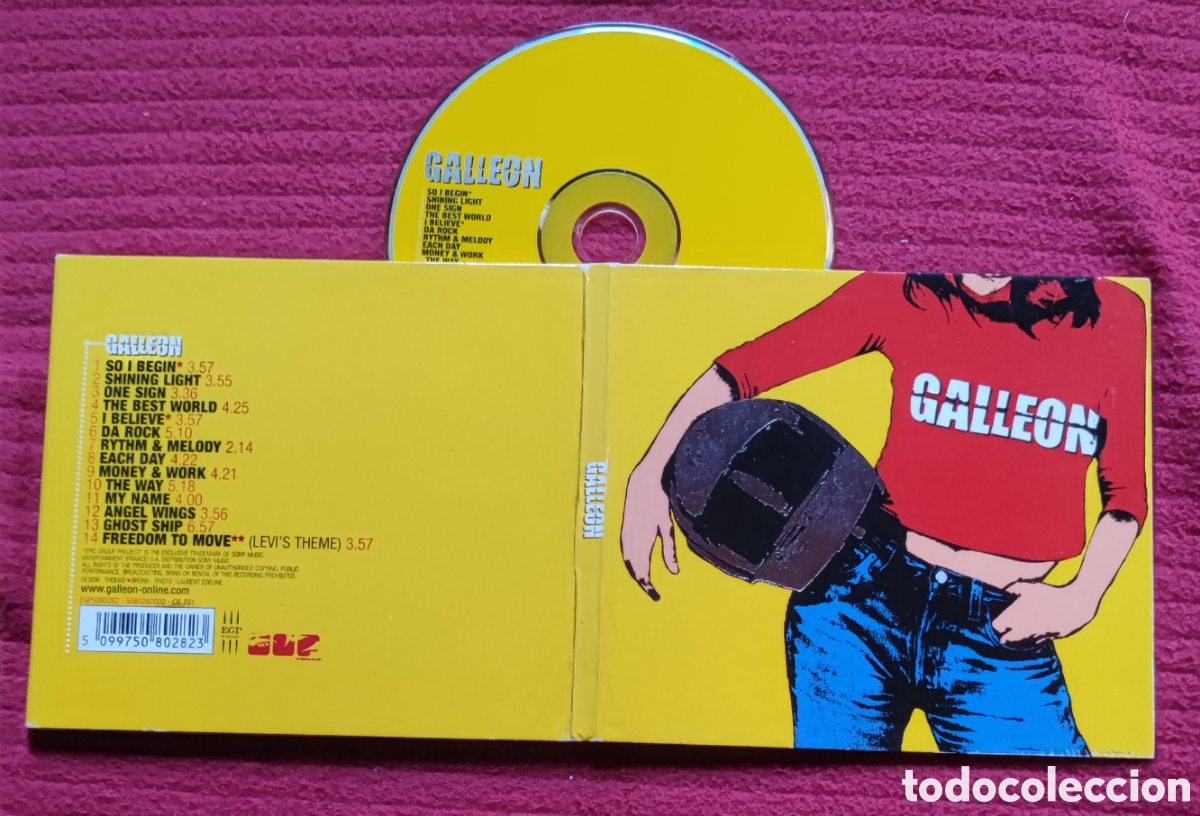 CD de M&uacute;sica: GALLEON:s/t ; CD 2002 Sony music.