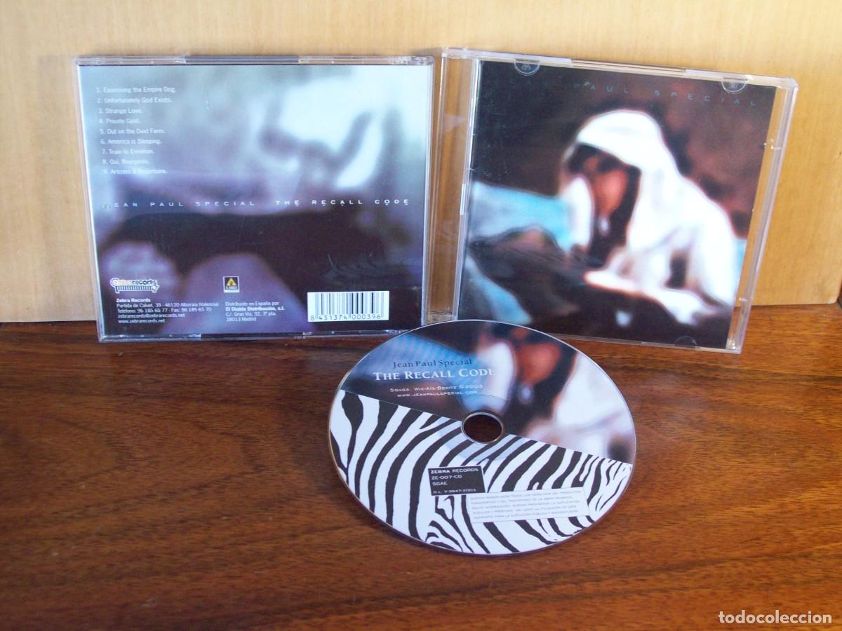 CDs de m&uacute;sica: JEAN PAUL SPECIAL - THE RECALL CODE - CD - Foto 1