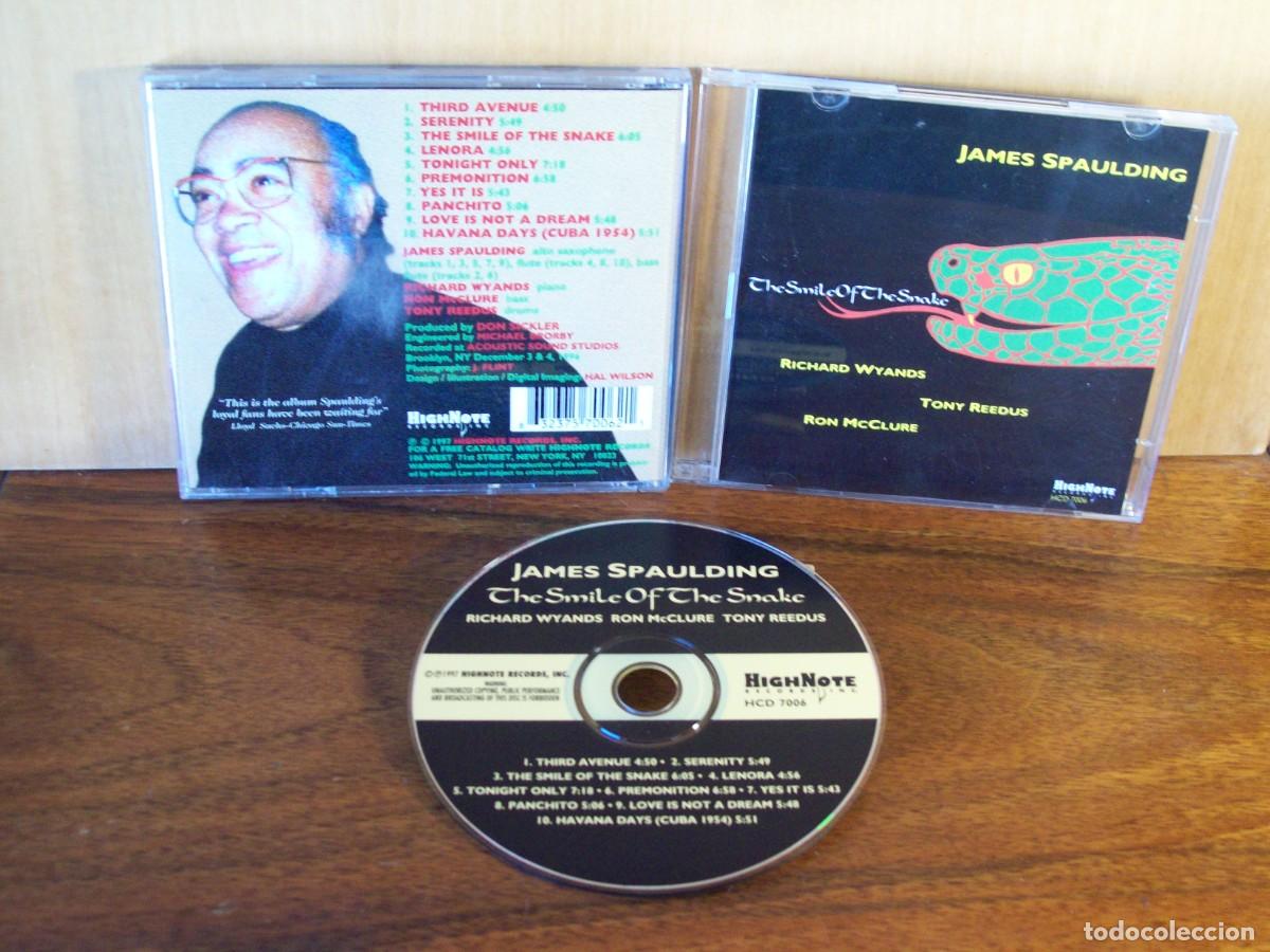 CDs de M&uacute;sica: JAMES SPAULDING - THE SMILE OF THE SNAKE - CD