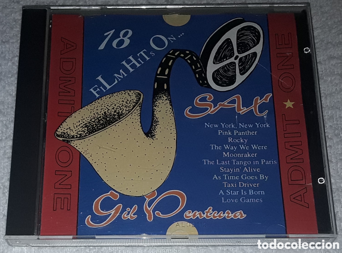 CDs de M&uacute;sica: CD - GIL VENTURA - 18 FILM HITS ON SAX - MADE IN USA
