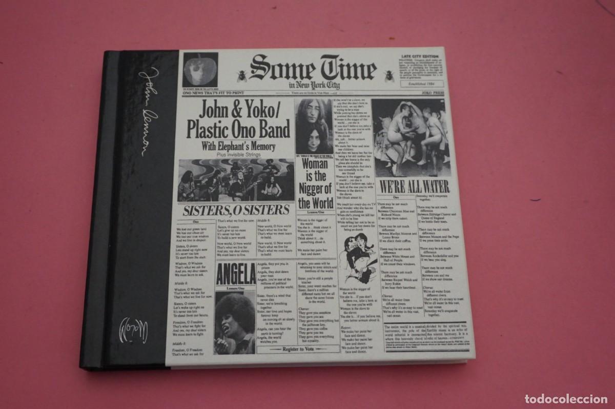CDs de M&uacute;sica: CD CON LIBRETO - JOHN & YOKO - PLASTIC ONO BAND - SOME TIME IN NEW YORK CITY - DISCO COMO NUEVO