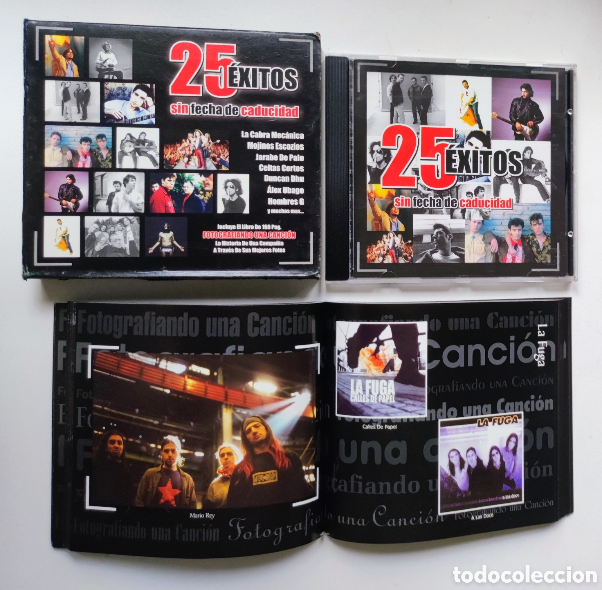 CDs de M&uacute;sica: CD + LIBRO 160 p&aacute;g. / SINIESTRO TOTAL, EXTREMODURO, M CLAN, ETC - 25 &Eacute;XITOS / 2003 DRO EAST WEST