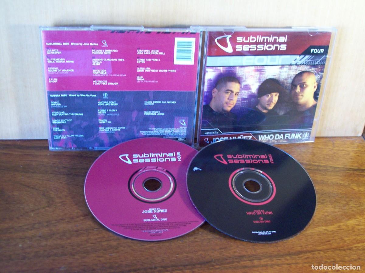 CDs de M&uacute;sica: SUBLIMINAL SESSIONS - MIXED BY JOSE NU&Ntilde;EZ - WHO DA FUNK - CD DOBLE