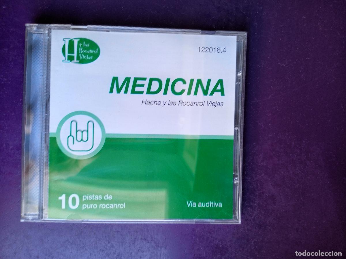 CDs de M&uacute;sica: HACHE - H Y Las Rocanrol Viejas - MEDICINA - CD AUTOEDITADO 2017 - MUY POCO USO - DEDICADO DENTRO