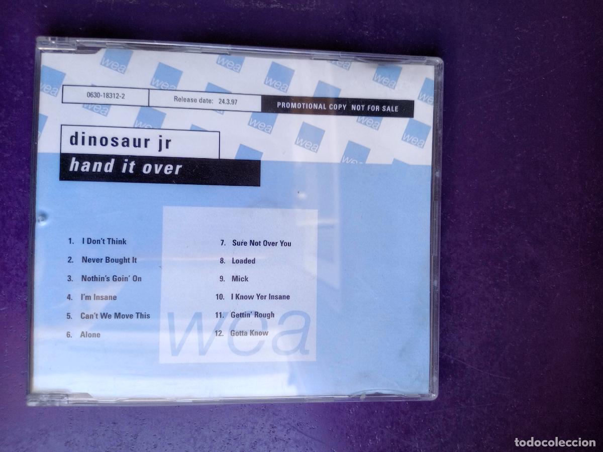 CDs de M&uacute;sica: Dinosaur Jr. &ndash; Hand It Over - CD BLANCO Y NEGRO 1997 PROMO, 12 TEMAS, EL LP COMPLETO - INDIE ROCK
