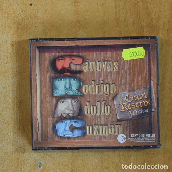 CDs de M&uacute;sica: CANOVAS RODRIGO ADOLFO GUZMAN - GRAN RESERVA 30 A&Ntilde;OS - CD
