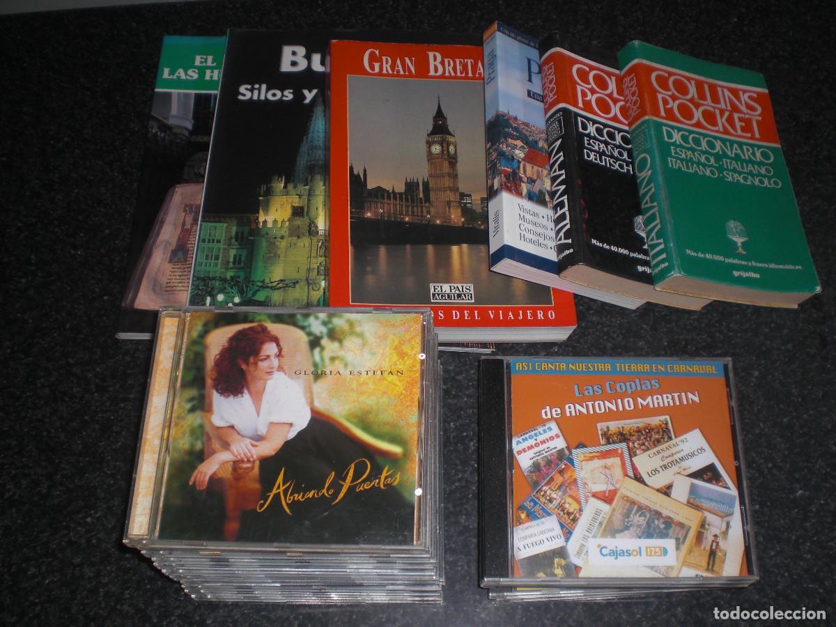 CDs de M&uacute;sica: LOTE 6 LIBROS Y 18 CD&acute;S (VER FOTOS)