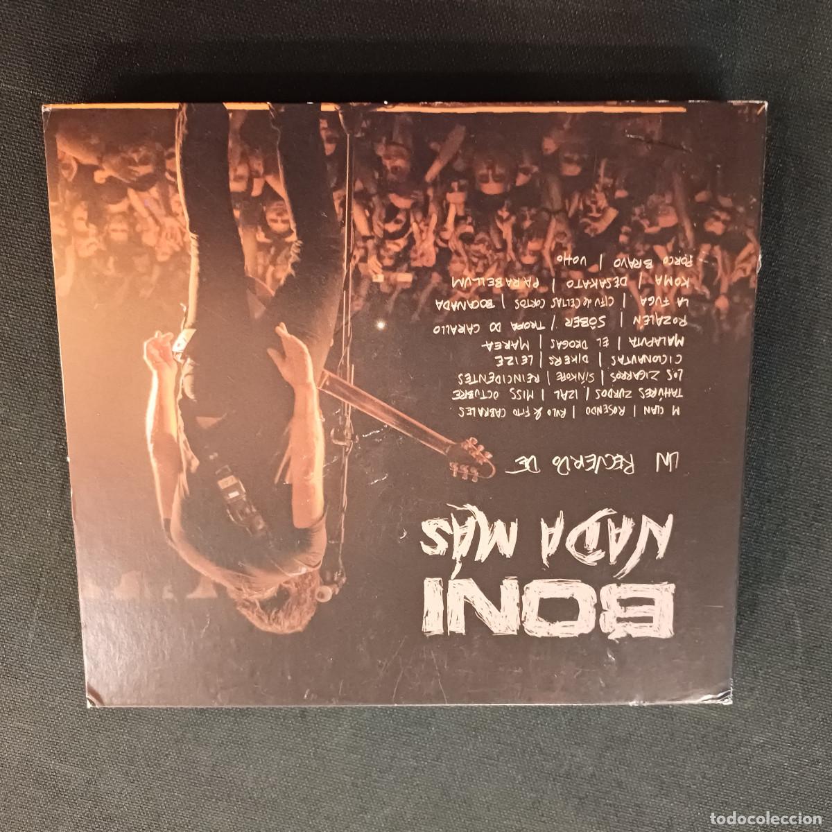 CDs de M&uacute;sica: BONI/NADA MAS/CD 2 DISCOS DIGIPACK METAL.