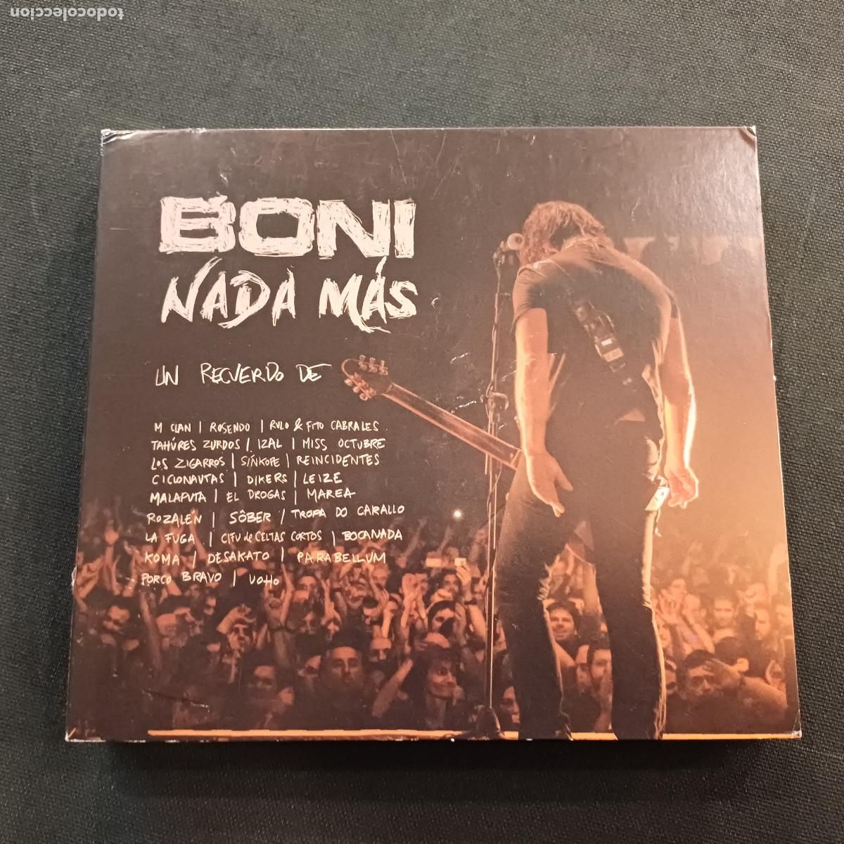 CDs de M&uacute;sica: BONI/NADA MAS/CD 2 DISCOS DIGIPACK METAL.
