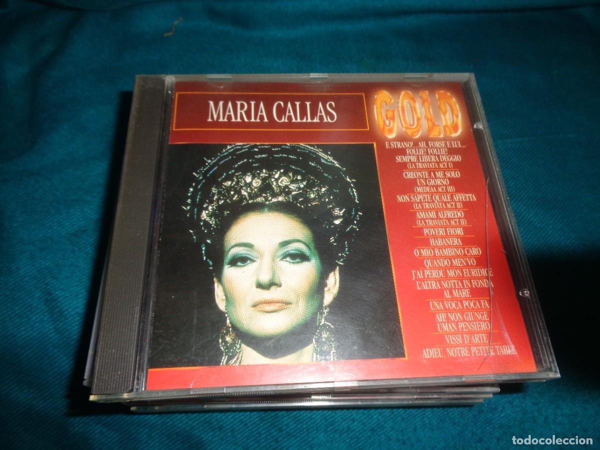 CDs de m&uacute;sica: MARIA CALLAS. GOLD. CD. IMPECABLE(#) - Foto 1