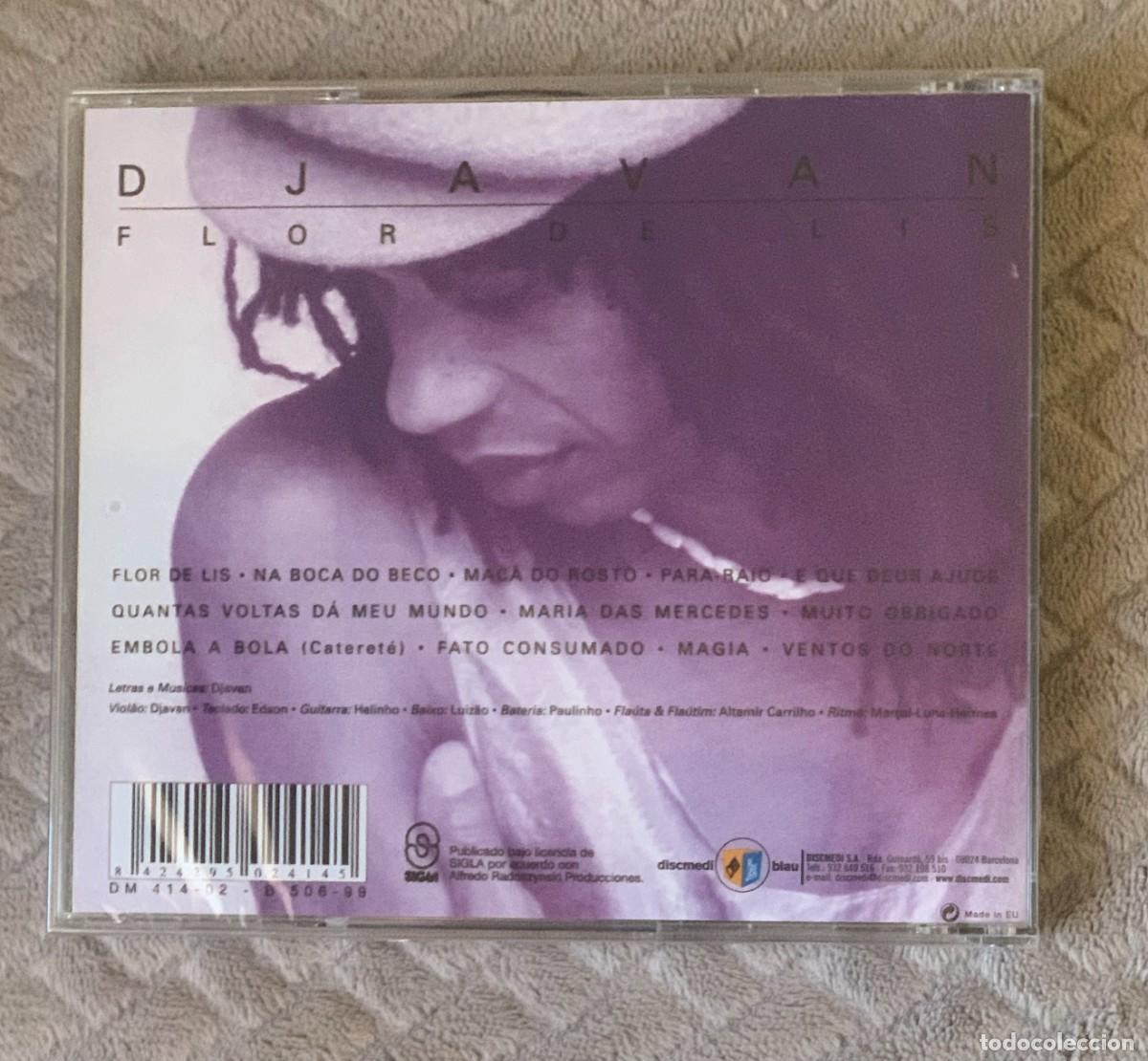 CDs de m&uacute;sica: Djavan &ndash; Flor De Lis - NUEVO Y PRECINTADO - Foto 2