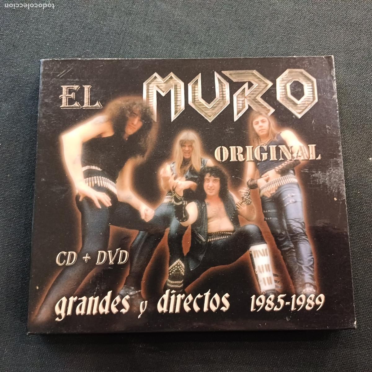 CDs de M&uacute;sica: MURO/GRANDES Y DIRECTOS 1985/1989/CD + DVD DIGIPACK METAL.