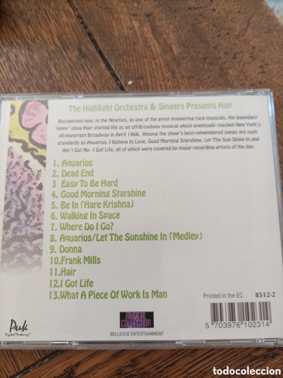 CDs de m&uacute;sica: Hair. Banda sonora. Includes Aquarius. Cd - Foto 2
