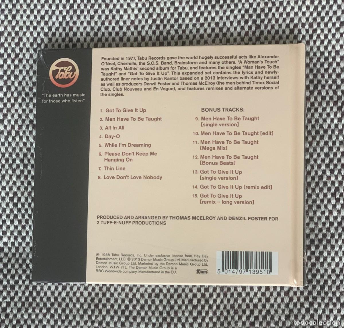 CDs de m&uacute;sica: Kathy Mathis &ndash; A Womans Touch - NUEVO Y PRECINTADO - Foto 2