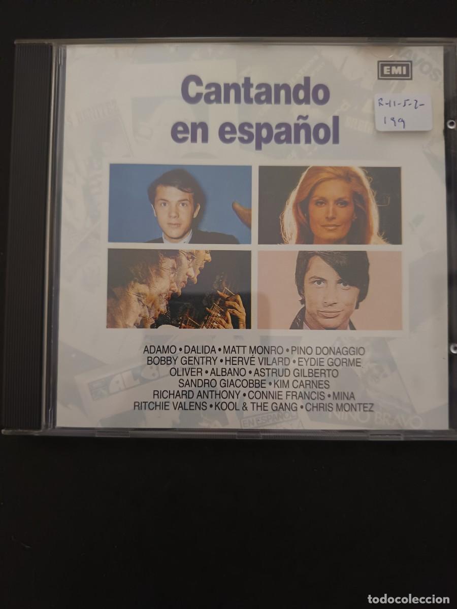 CDs de M&uacute;sica: CANTANDO EN ESPA&Ntilde;OL. ADAMO, DALIDA, MATT MONRO, PINO DONAGGIO Y OTROS