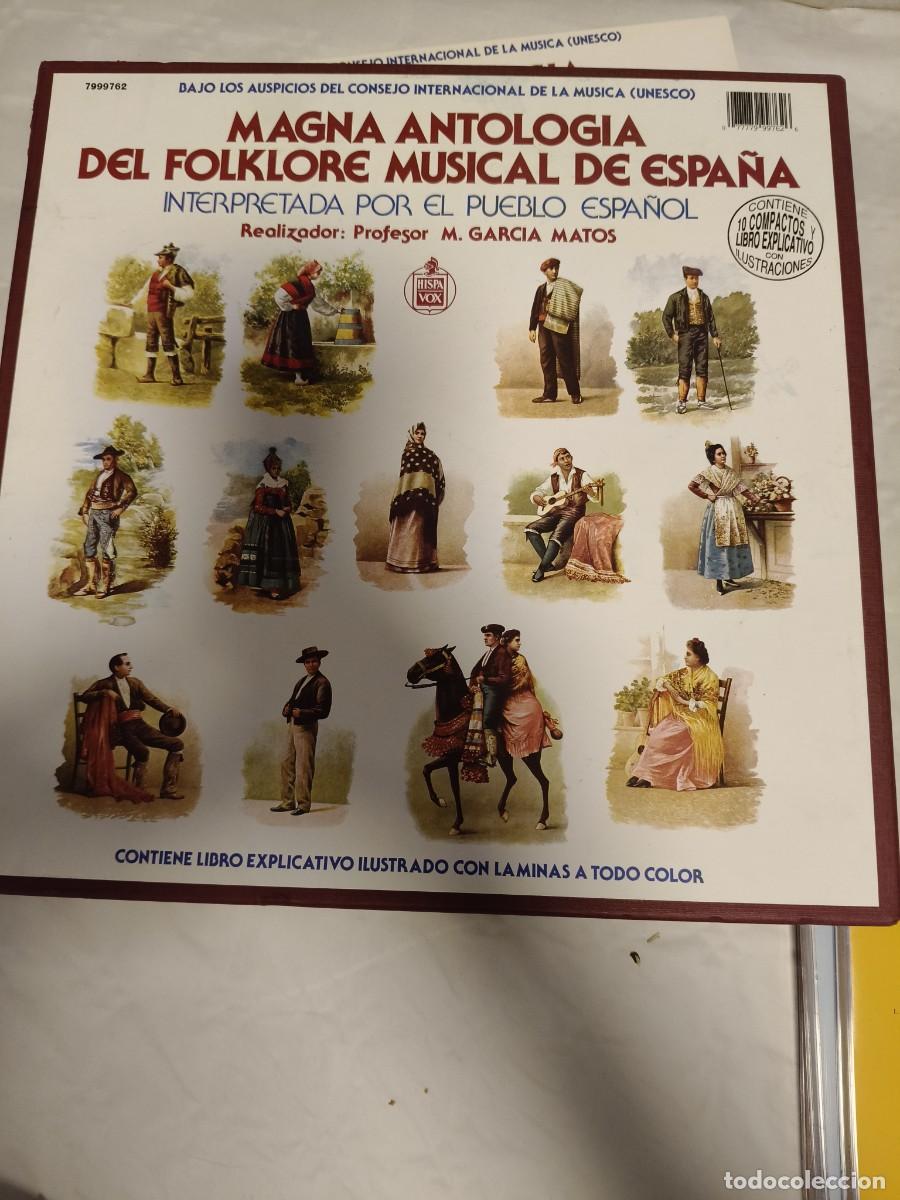 CDs de M&uacute;sica: MAGNA ANTOLOG&Iacute;A DEL FOLKLORE MUSICAL DE ESPA&Ntilde;A. INTERPRETADA POR EL PUEBLO ESPA&Ntilde;OL. REALIZADOR: PROF