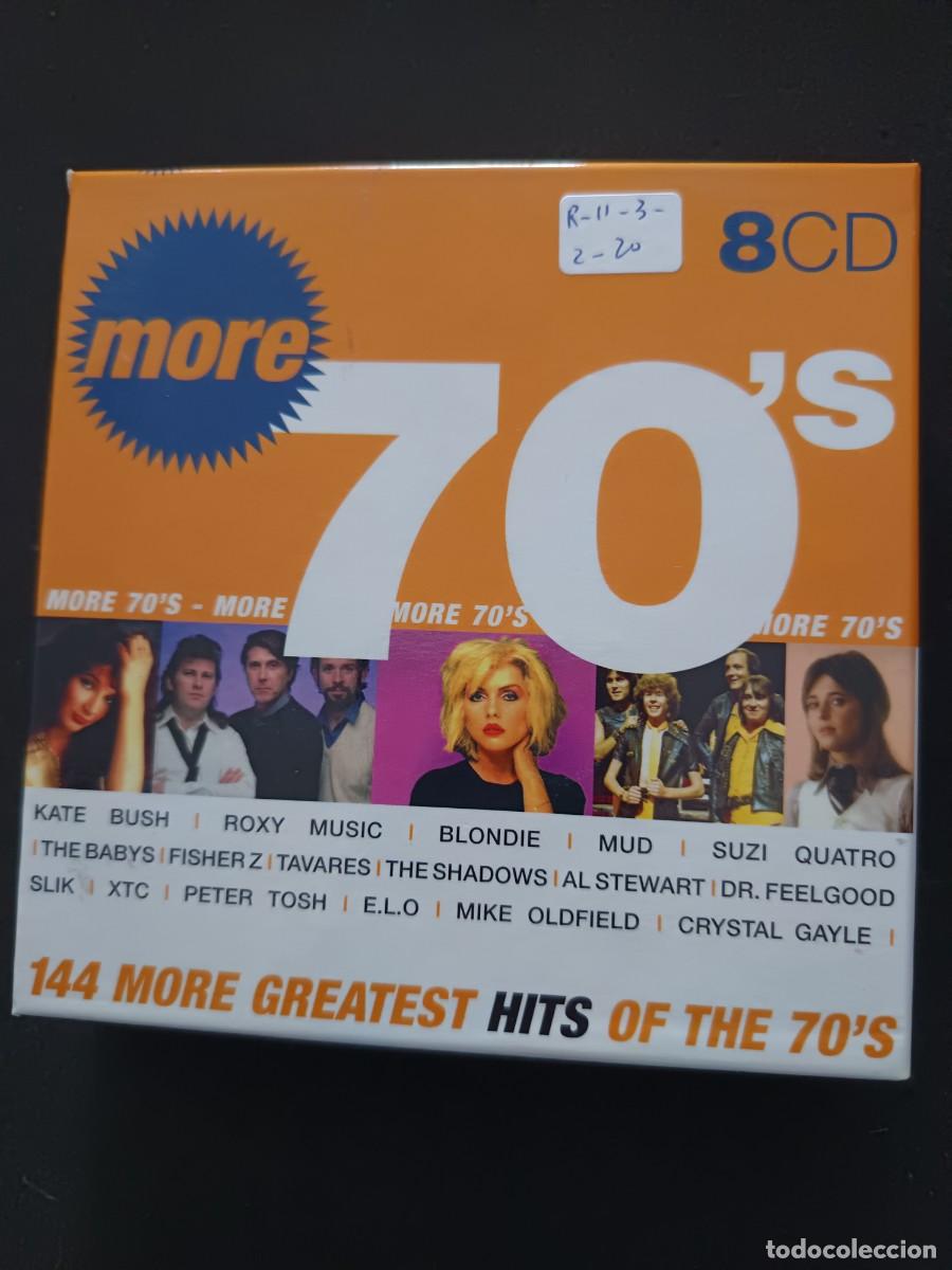 CDs de M&uacute;sica: CAJA 8 CD. MORE 70'S. 144 MORE GREATEST HITS OF THE 70'S