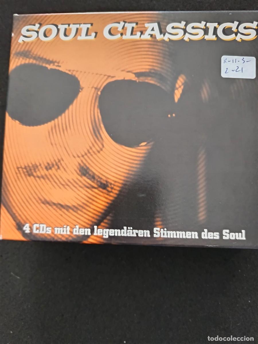 CDs de M&uacute;sica: CAJA 4 CD. SOUL CLASSICS. 4 CDs MIT DEN LEGEND&Auml;REN STIMMEN DES SOUL