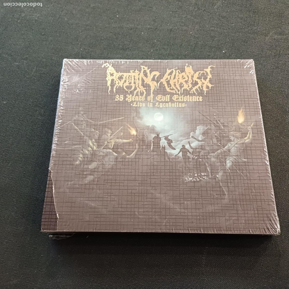 CDs de M&uacute;sica: ROTTING CHRIST/35 YEARS OF EVIL EXISTENCE-LIVE IN LYCABETTUS/CD2 DISCOS DIGIPACK METAL/PRECINTADO&iexcl;.