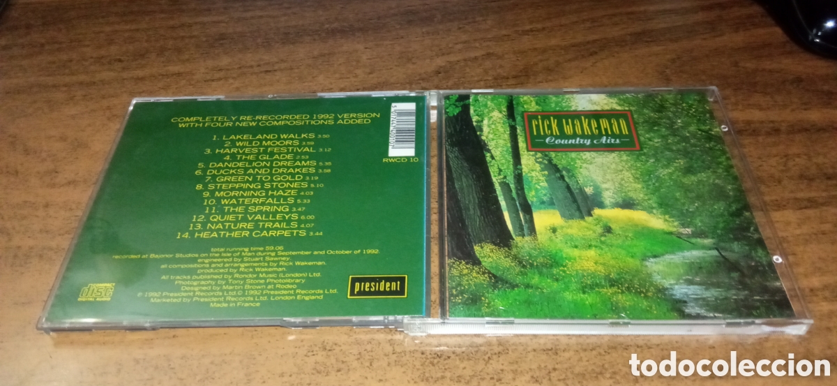 CDs de M&uacute;sica: Rick Wakeman &lrm;&ndash; Country Airs (1992)